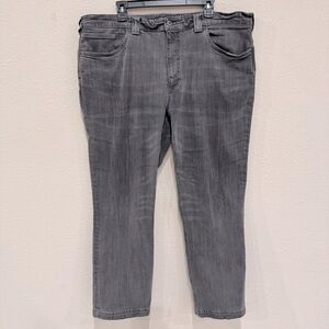 Duluth Trading Co Ballroom Double Flex Jeans Straight Leg Grey Men’s 42x30